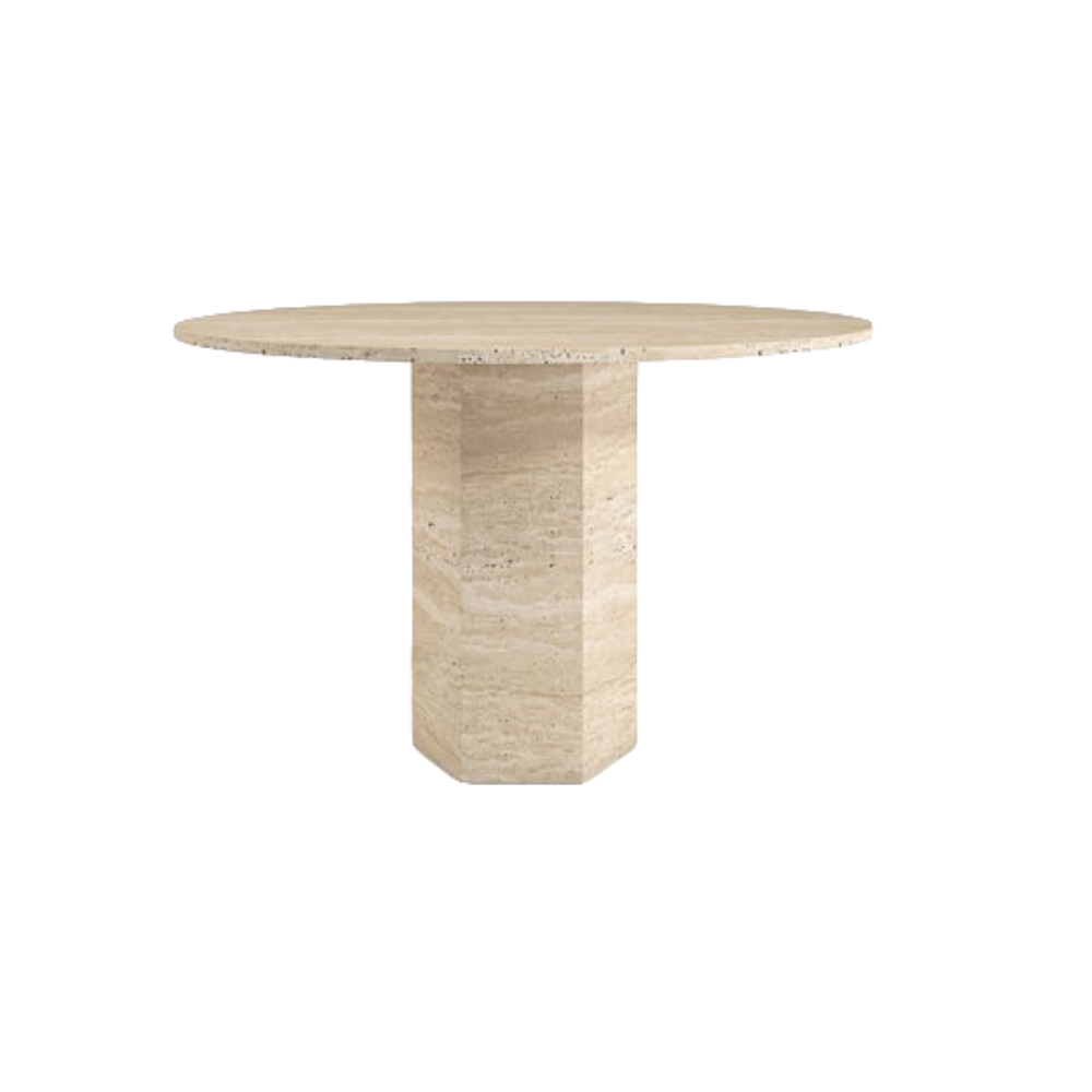 Travertena travertine dining table