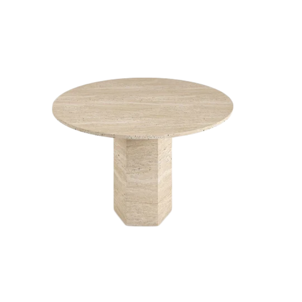 Travertena travertine dining table