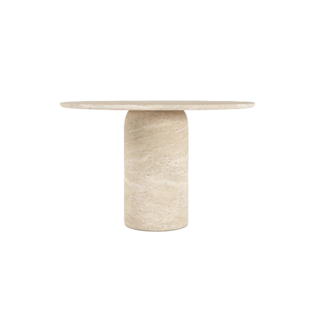 Travertena travertine dining table