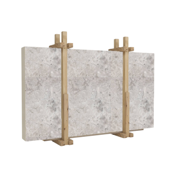 Travertena Tundra Gray Marble Slab
